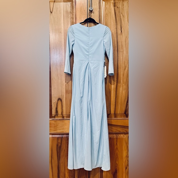 NWT - TS Couture - Ice-Blue Full-Length Formal Gown, 2 - Picture 8 of 15